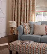 Odila Fabric / Aqua - Just Fabrics