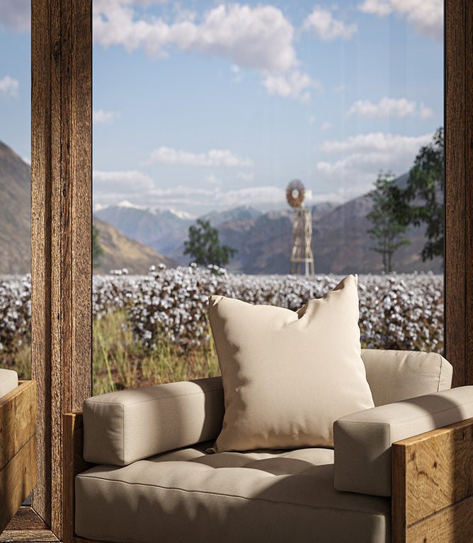 Oxford Fabric / Ecru - Just Fabrics