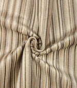 Velour Stripe FR Fabric / Natural - Just Fabrics