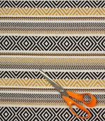 Tavira Fabric / Noir - Just Fabrics