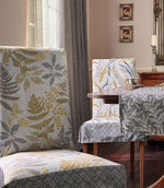 Aubrey FR Upholstery Fabric / Ochre - Just Fabrics