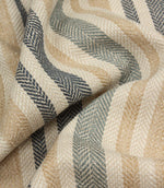 Bourton Stripe Fabric / Indigo - Just Fabrics