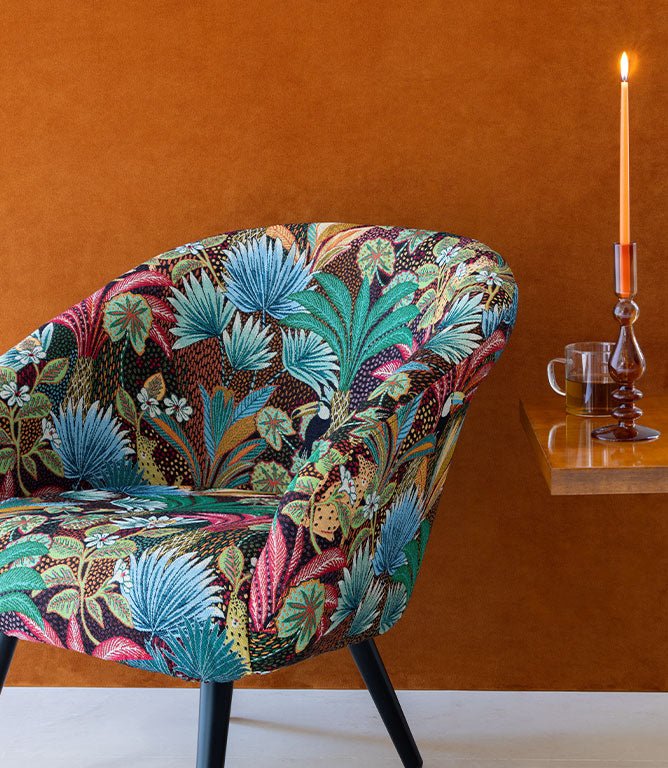 Belize Fabric / Blanc - Just Fabrics