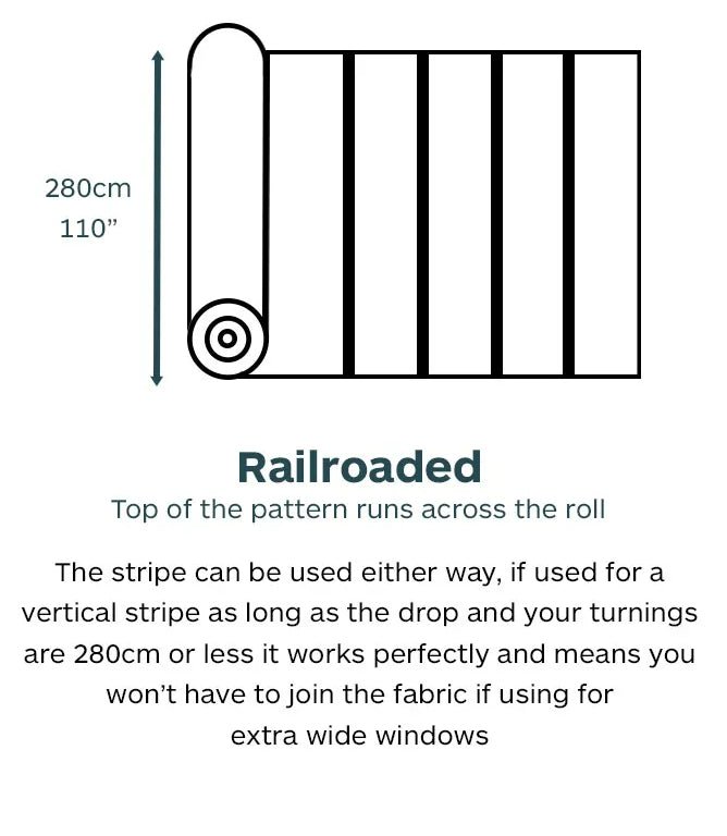 St Agnes Wide Stripe Fabric / Red - Just Fabrics