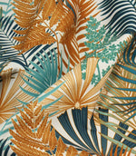 Fern Outdoor Fabric / Blue - Just Fabrics