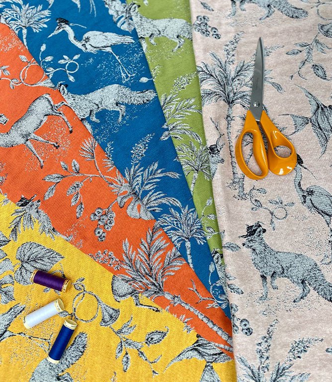 Lanai Tapestry Fabric / Blush - Just Fabrics