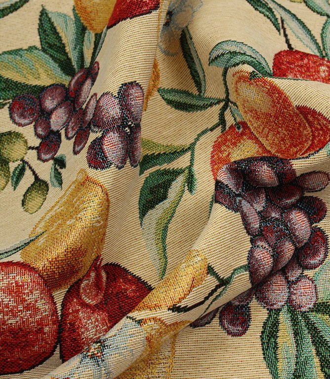 Citrina Tapestry Fabric / Natural - Just Fabrics