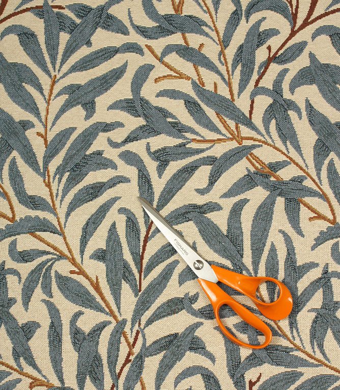 Willow Bough Tapestry Fabric / Azure - Just Fabrics
