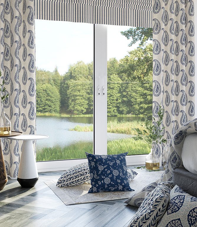 Amiri Fabric / Indigo - Just Fabrics