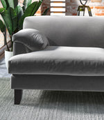 Harrow Chenille FR Fabric / Grey - Just Fabrics