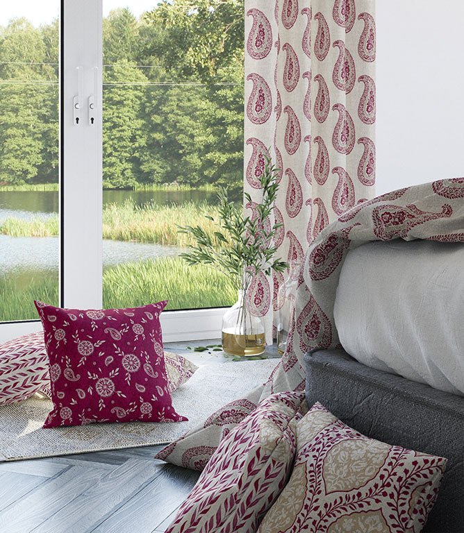 Amiri Fabric / Ruby - Just Fabrics