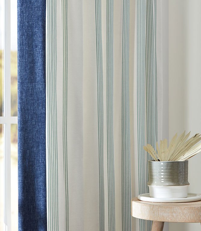 Newport Fabric / Aqua - Just Fabrics