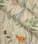 Pothos Fabric / Green Multi - Just Fabrics