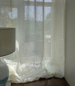 Lisbon Sheer Fabric / Bleached - Just Fabrics