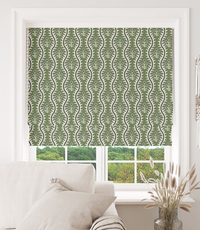 Elbury Vine Fabric / Sage - Just Fabrics