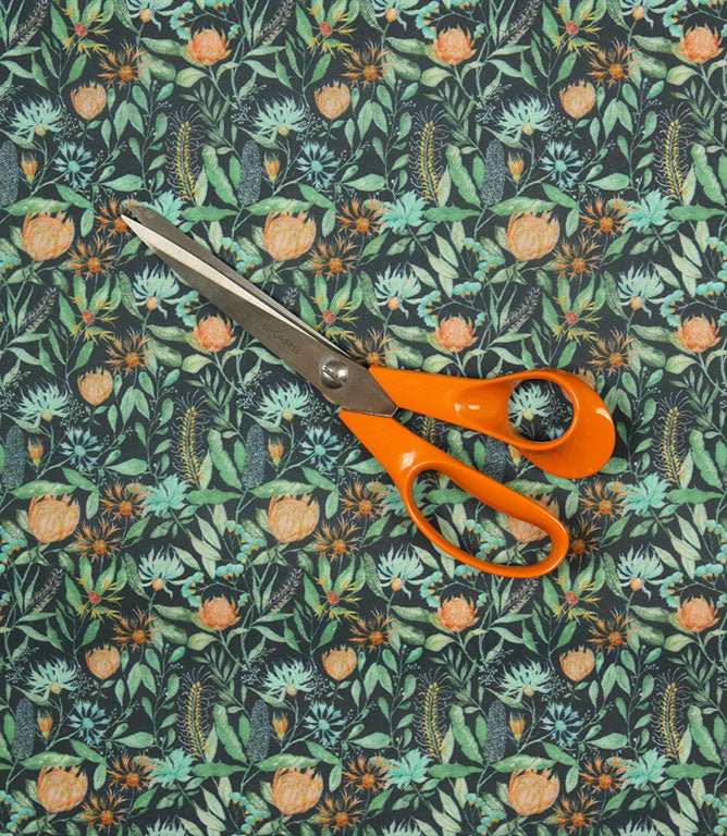 Fortazela Lomond Fabric / Sapphire - Just Fabrics