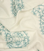 Kashmir Fabric / Teal - Just Fabrics
