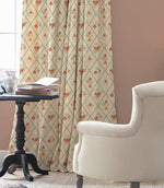 Pomegranate Trellis Fabric / Cream - Just Fabrics