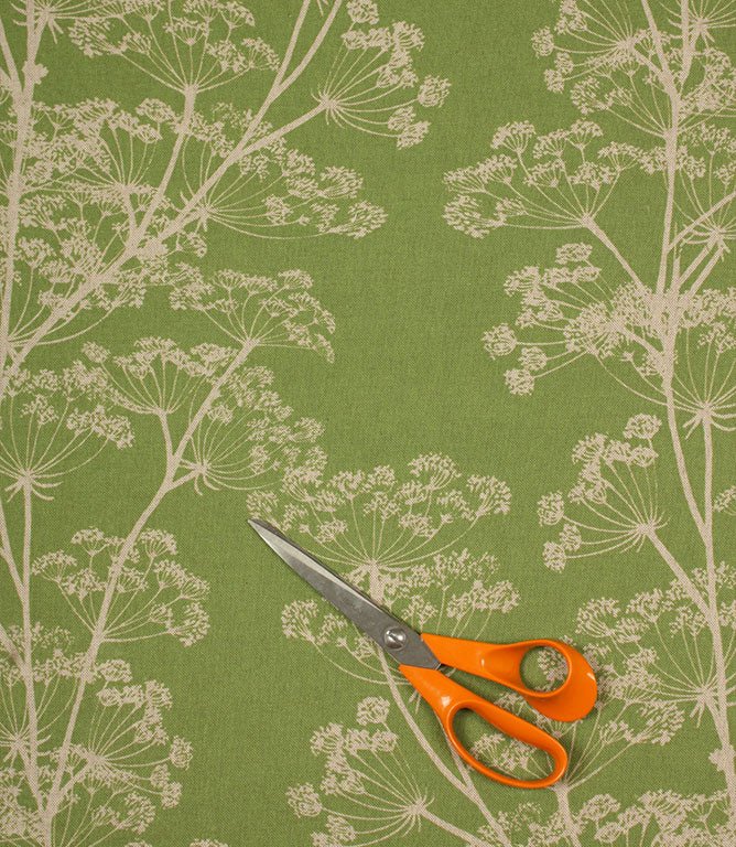 Swinbrook Fabric / Lime - Just Fabrics