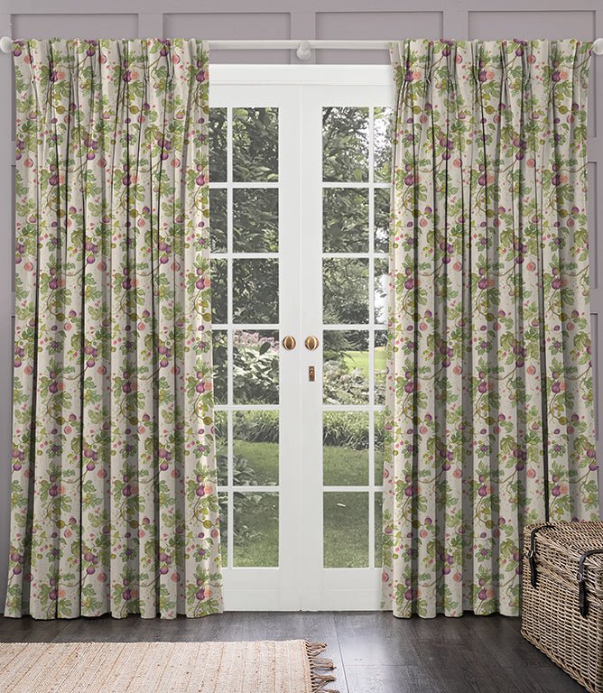 Fig Gardens Fabric / Cream - Just Fabrics