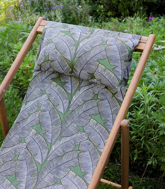 Lana Outdoor Fabric / Vert - Just Fabrics