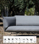 Alicante Fabric / Blue - Just Fabrics