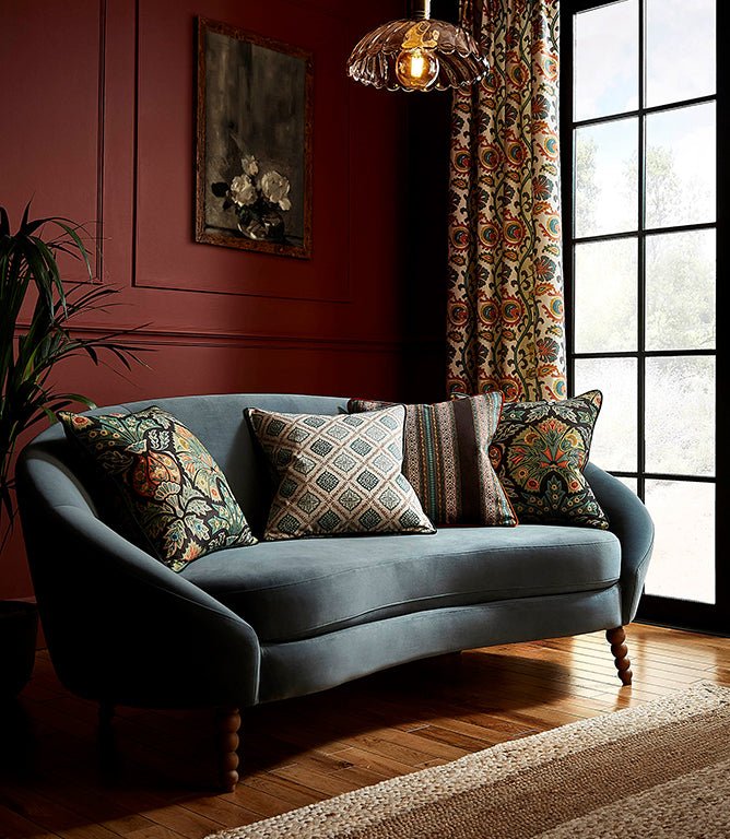 Murano Fabric / Teal - Just Fabrics