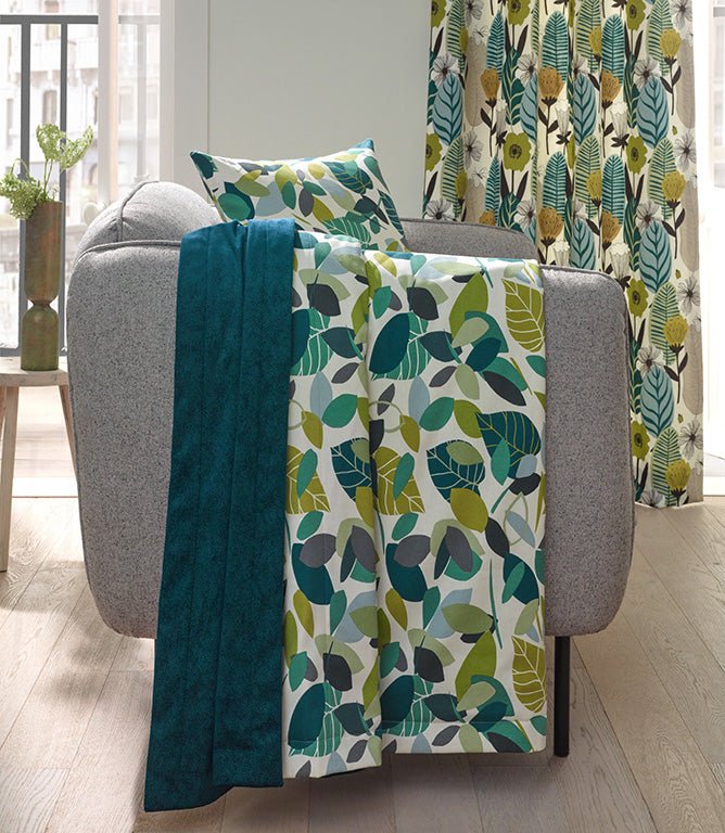 Blooma Fabric / Spruce - Just Fabrics