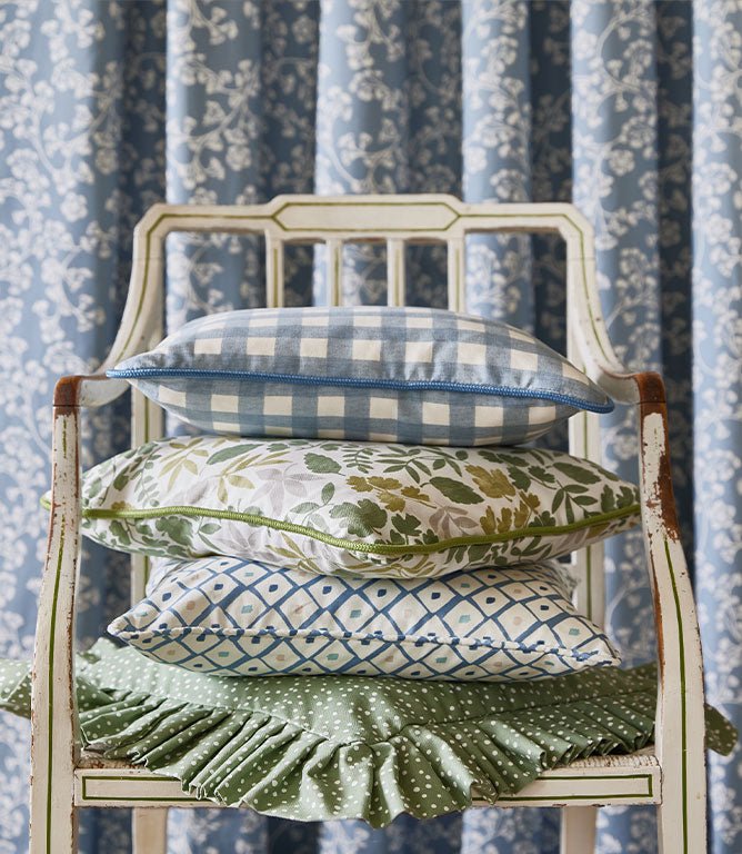 Gingham Fabric / Denim - Just Fabrics