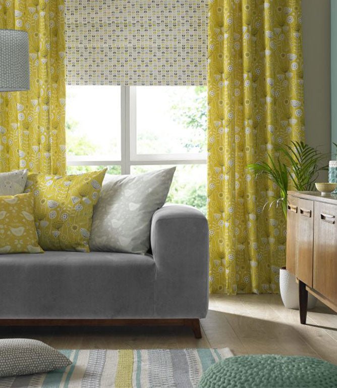 Bergen Fabric / Ochre - Just Fabrics