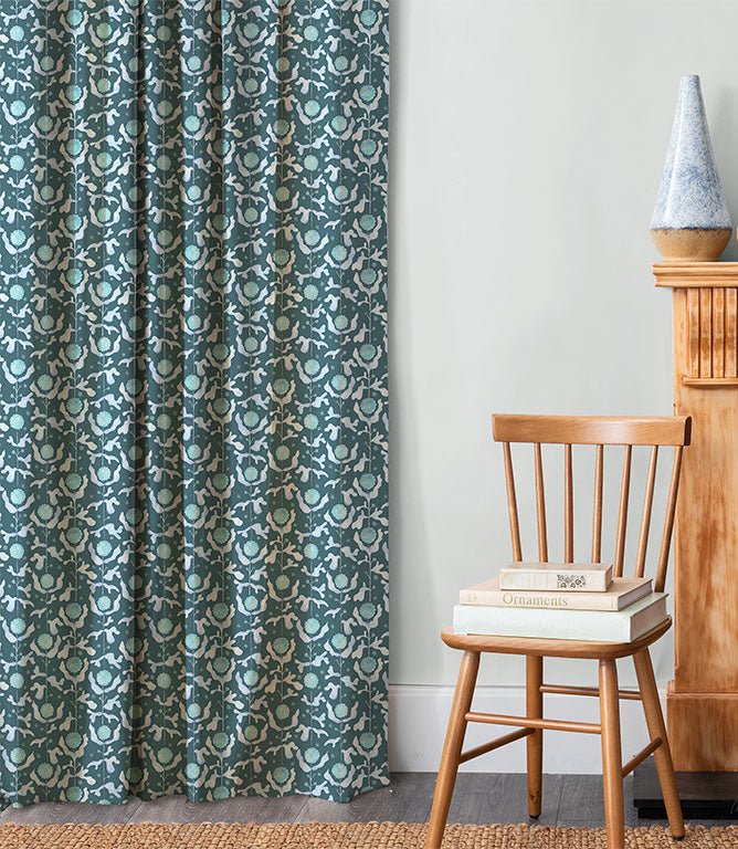 Mariani Fabric / Teal - Just Fabrics