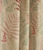 Tropical Leaves Fabric / Eau De Nil / Pink - Just Fabrics