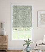 Hazel Damask Fabric / Eau de nil - Just Fabrics