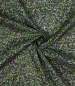 Torquay Lomond Fabric / Olive / Navy - Just Fabrics