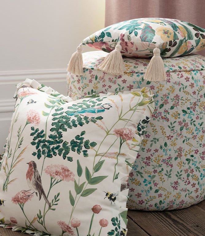 Bentham Fabric / Mineral / Rouge - Just Fabrics