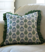 Nora Fabric / Soft Pink / Sap Green - Just Fabrics