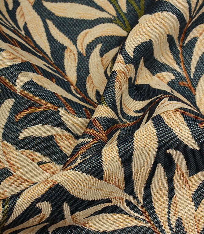 Willow Bough Tapestry Fabric / Navy - Just Fabrics
