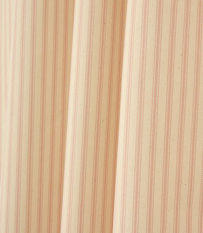 JF Ticking Fabric / Pink - Just Fabrics