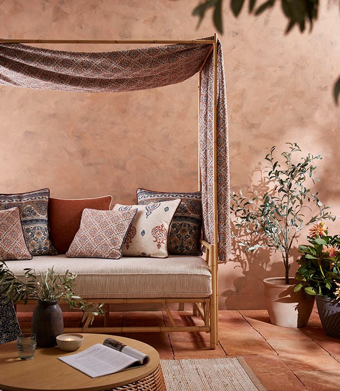 Saffra Fabric / Cedar - Just Fabrics