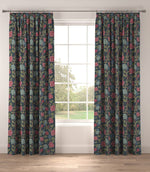 Mia Fabric / Navy - Just Fabrics