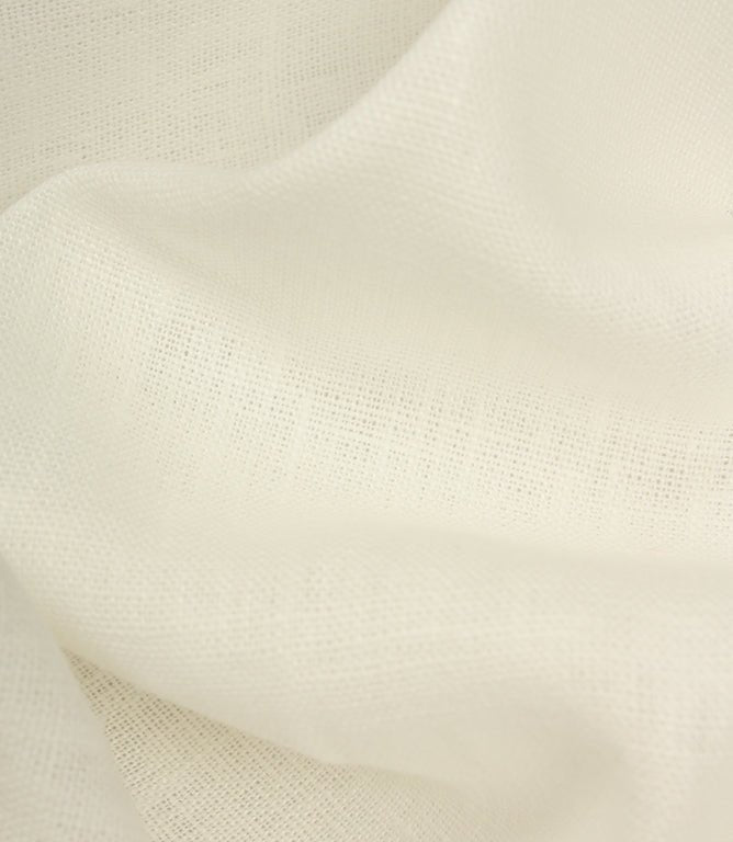 Gilder Linen Fabric / Snow - Just Fabrics