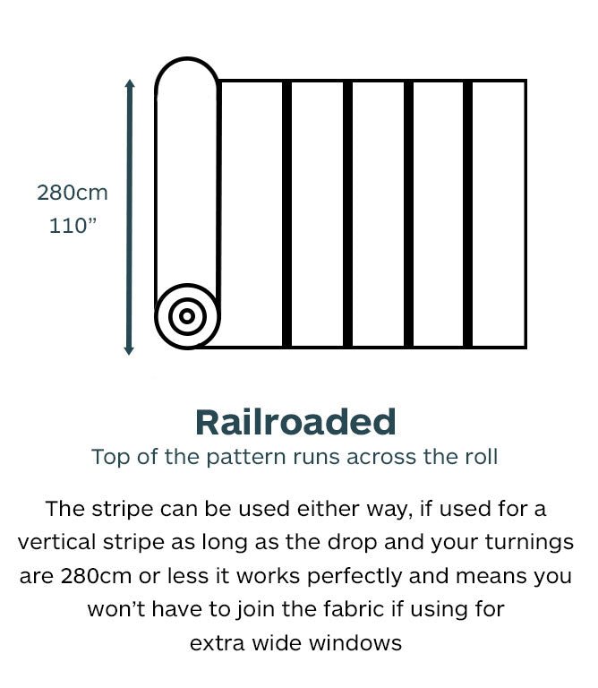 Ludlow Stripe Fabric / Red - Just Fabrics