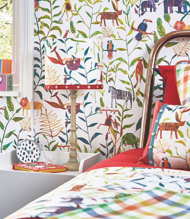 Hide And Seek Fabric / Jungle - Just Fabrics