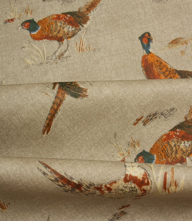 Country Roost PVC Fabric / Natural - Just Fabrics