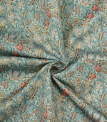 Golden Lily Outdoor Fabric / Cornflower - Just Fabrics