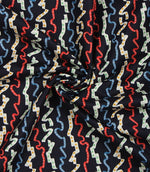 All Wrapped Up Fabric / Navy - Just Fabrics