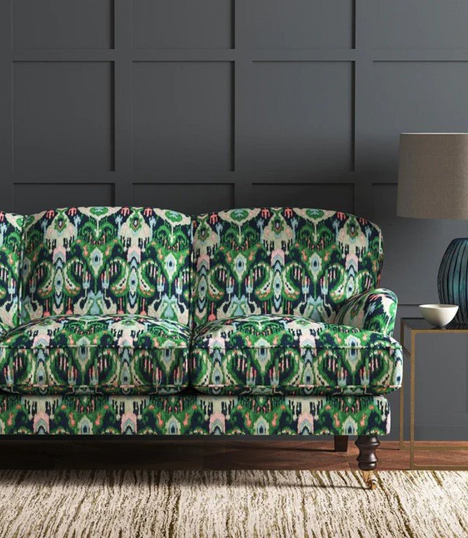 Bukhara Fabric / Emerald - Just Fabrics