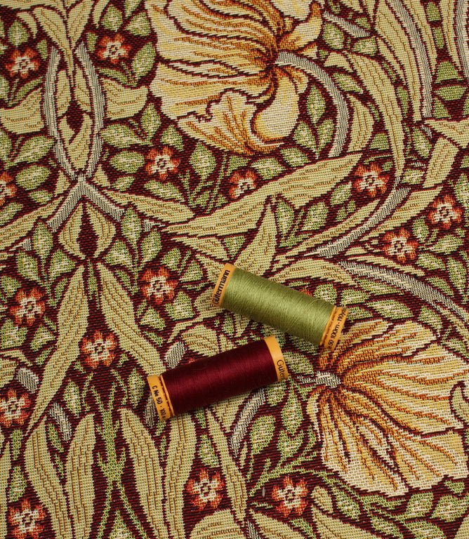 Pimpernel Tapestry Fabric / Damson - Just Fabrics