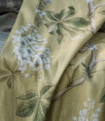 Chestnut Tree Fabric / Lemon / Lettuce - Just Fabrics