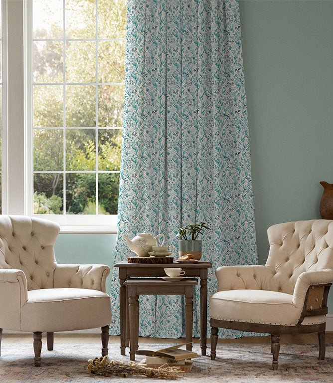 Saana Fabric / Teal - Just Fabrics